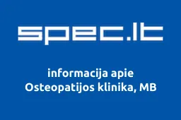 Osteopatijos klinika, MB | spec.lt