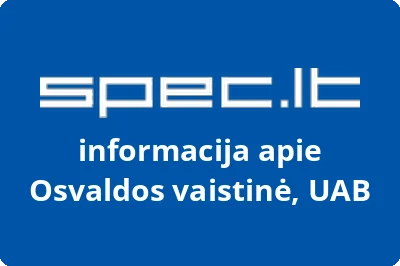 Osvaldos vaistinė, UAB | spec.lt