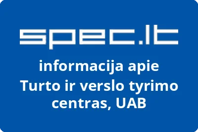 Turto ir verslo tyrimo centras, UAB