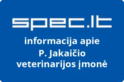 P. Jakaičio veterinarijos įmonė