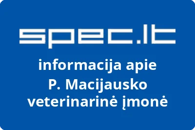 P. Macijausko veterinarinė įmonė