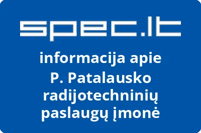 P. Patalausko radijotechninių paslaugų įmonė