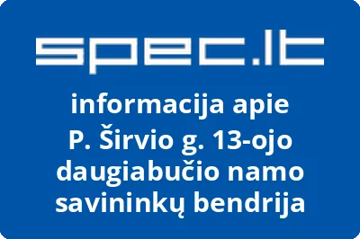 P. Širvio g. 13-ojo daugiabučio namo savininkų bendrija