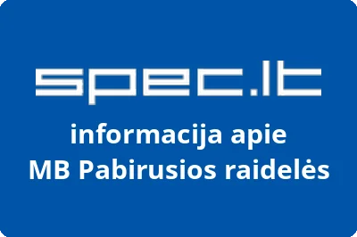 Pabirusios raidelės, MB