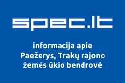 Paežerys, Trakų rajono žemės ūkio bendrovė