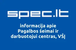 Pagalbos šeimai ir darbuotojui centras, VŠĮ | spec.lt