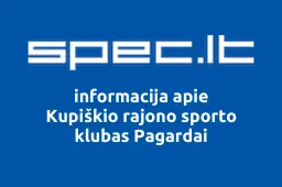 Kupiškio rajono sporto klubas Pagardai | spec.lt