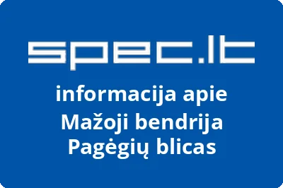 Pagėgių blicas, MB | spec.lt