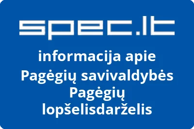 Pagėgių savivaldybės Pagėgių lopšelisdarželis