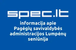 Pagėgių savivaldybės administracijos Lumpėnų seniūnija | spec.lt