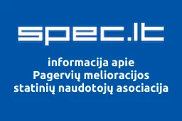 Pagervių melioracijos statinių naudotojų asociacija | spec.lt
