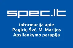 Pagirių Švč. M. Marijos Apsilankymo parapija iliustracija