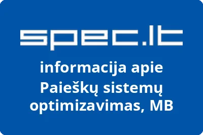 Paieškų sistemų optimizavimas, MB | spec.lt