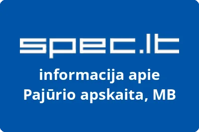 Pajūrio apskaita, MB | spec.lt