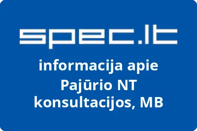Pajūrio NT konsultacijos, MB | spec.lt