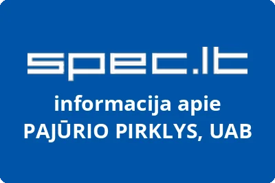 PAJŪRIO PIRKLYS, UAB