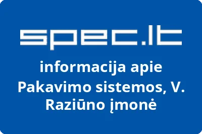 V. Raziūno įmonė PAKAVIMO SISTEMOS