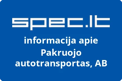 Pakruojo autotransportas, UAB
