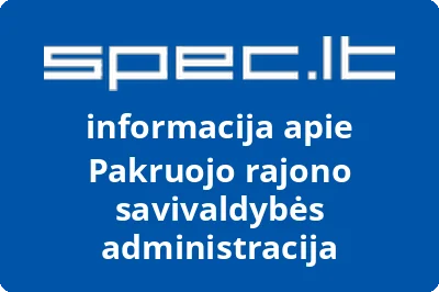Pakruojo rajono savivaldybės administracija