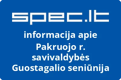 Pakruojo r. savivaldybės Guostagalio seniūnija