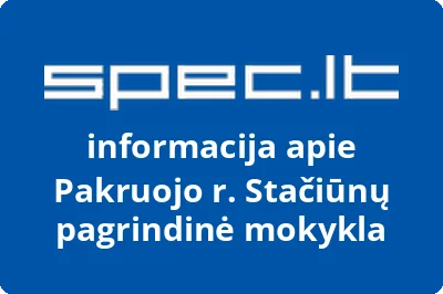 Pakruojo r. Stačiūnų pagrindinė mokykla