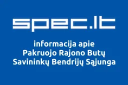 Pakruojo Rajono Butų Savininkų Bendrijų Sąjunga | spec.lt