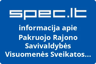 Pakruojo rajono savivaldybės visuomenės sveikatos biuras