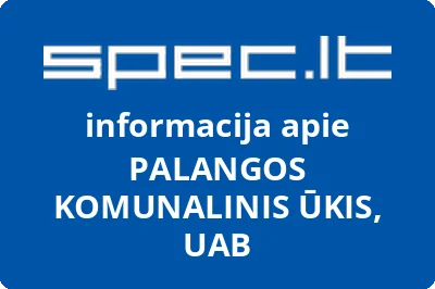 PALANGOS KOMUNALINIS ŪKIS, UAB