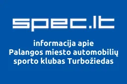 Palangos miesto automobilių sporto klubas Turbožiedas | spec.lt