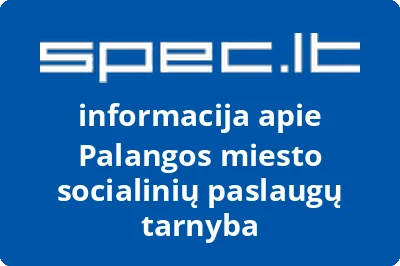 Palangos miesto socialinių paslaugų tarnyba