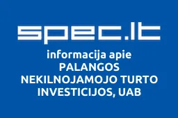 PALANGOS NEKILNOJAMOJO TURTO INVESTICIJOS, UAB iliustracija