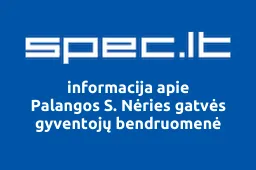 Palangos S. Nėries gatvės gyventojų bendruomenė | spec.lt