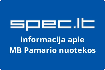 Pamario nuotekos, MB | spec.lt