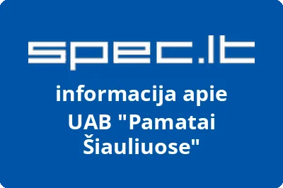 Pamatai Šiauliuose, UAB