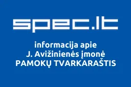 J. Avižinienės įmonė PAMOKŲ TVARKARAŠTIS | spec.lt