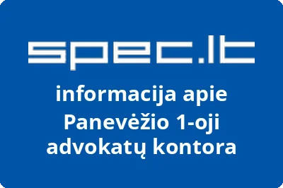 Panevėžio 1-oji advokatų kontora