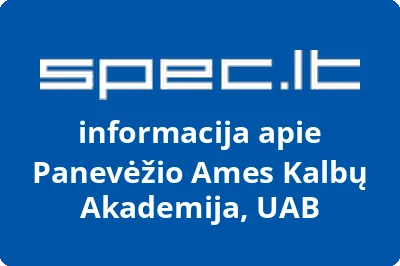 Panevėžio Ames Kalbų Akademija, UAB