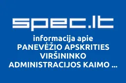 PANEVĖŽIO APSKRITIES VIRŠININKO ADMINISTRACIJOS KAIMO REIKALŲ DEPARTAMENTO KUPIŠKIO RAJONO ŽEMĖS ŪKIO SKYRIUS | spec.lt
