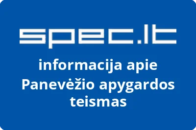Panevėžio apygardos teismas