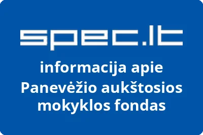 Panevėžio aukštosios mokyklos fondas | spec.lt