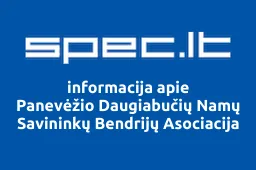 Panevėžio Daugiabučių Namų Savininkų Bendrijų Asociacija | spec.lt