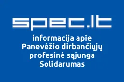 Panevėžio dirbančiųjų profesinė sąjunga Solidarumas | spec.lt