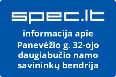 Panevėžio g. 32-ojo daugiabučio namo savininkų bendrija | spec.lt
