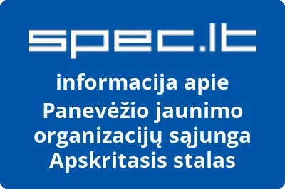 Panevėžio jaunimo organizacijų sąjunga Apskritasis stalas