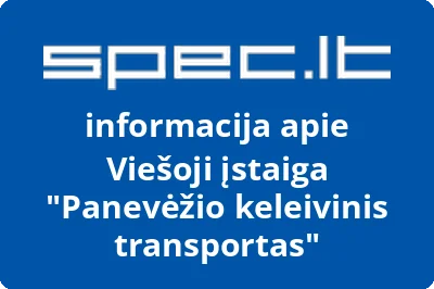 Panevėžio keleivinis transportas, VŠĮ