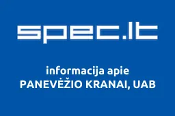 PANEVĖŽIO KRANAI, UAB