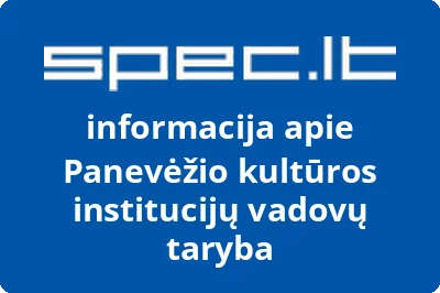 Panevėžio kultūros institucijų vadovų taryba