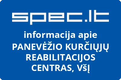 PANEVĖŽIO KURČIŲJŲ CENTRAS, VŠĮ