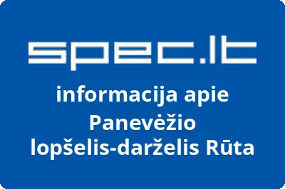 Panevėžio lopšelis-darželis Rūta