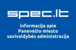 Panevėžio miesto savivaldybės administracija | spec.lt
